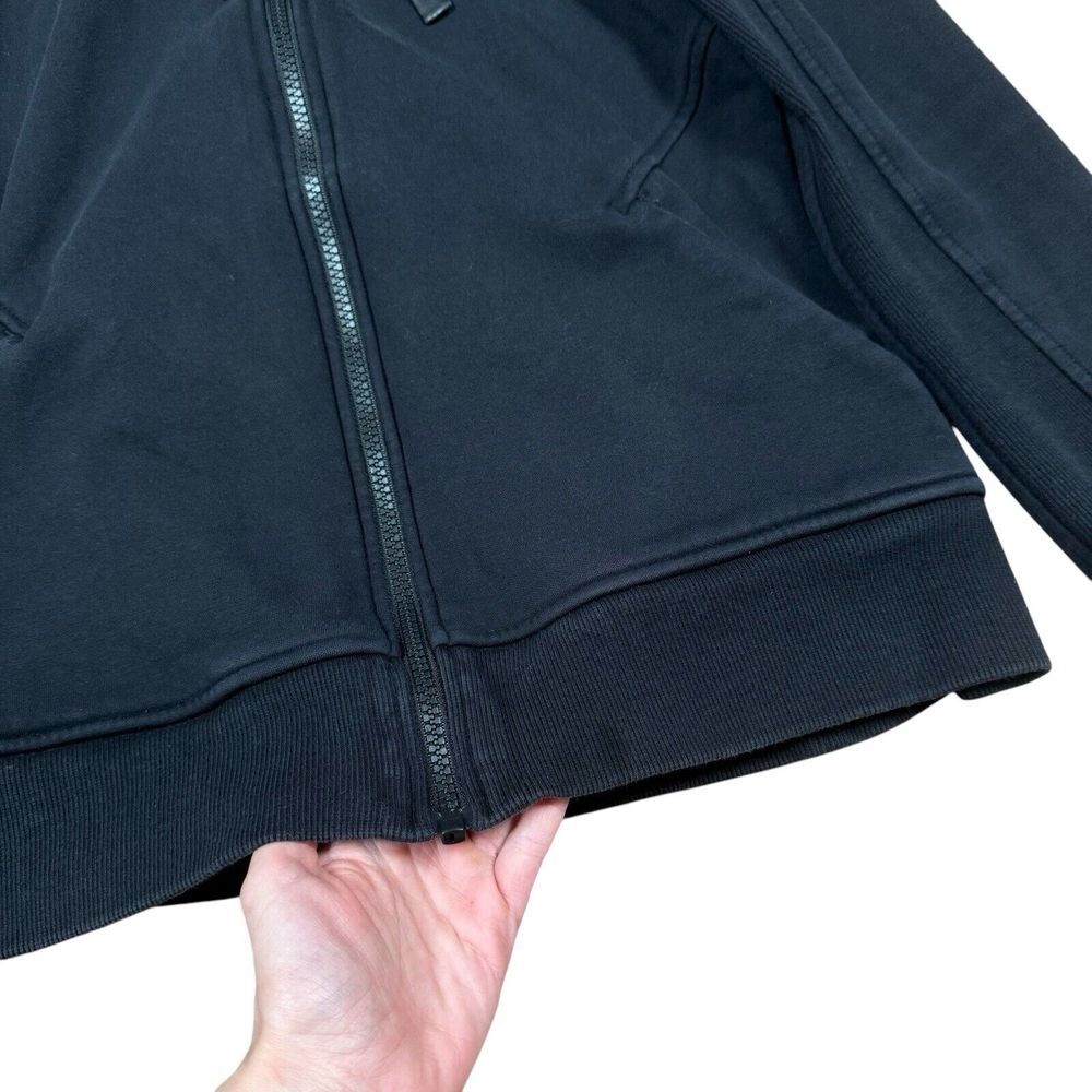 Athleta Triumph Hoodie Women's Sz S Black Full Zip Jacket Sweatshirt - Picture 4 of 15